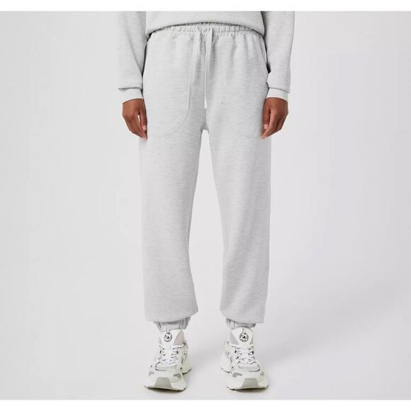 Sweaty Betty Sand Washed Cuffed Trouser Size S Ice Grey Marl NWT - Picture 1 of 9